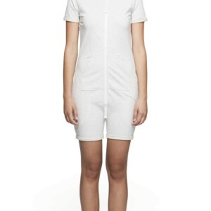 ONEPIECE ORIGINAL SLIM SHORT ONESIE SNOW WHITE