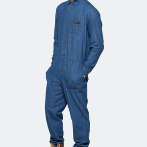 ONEPIECE MOMENTUM ONESIE DENIM BLUE