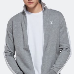 ONEPIECE RACER CARDIGAN GREY MELANGE