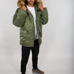 ALPHA N3B SAGE GREEN (Winterjacke)