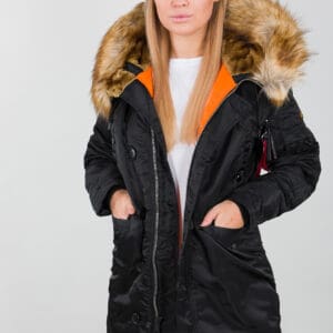 ALPHA N3B VF 59 WMN BLACK (Winterjacke Women)