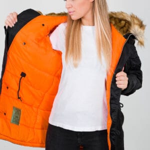 ALPHA N3B VF 59 WMN BLACK (Winterjacke Women)