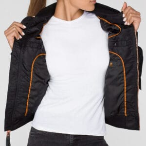 ALPHA MA-1 VF LW BLACK COPPER (WOMEN)