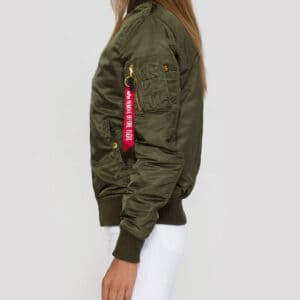 ALPHA MA-1 VF PM DARK GREEN (WOMEN)