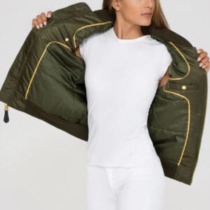 ALPHA MA-1 VF PM DARK GREEN (WOMEN)