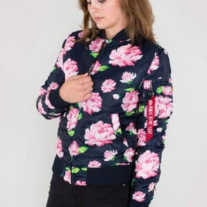 ALPHA MA-1 VF FLOWERPRINT (Women)